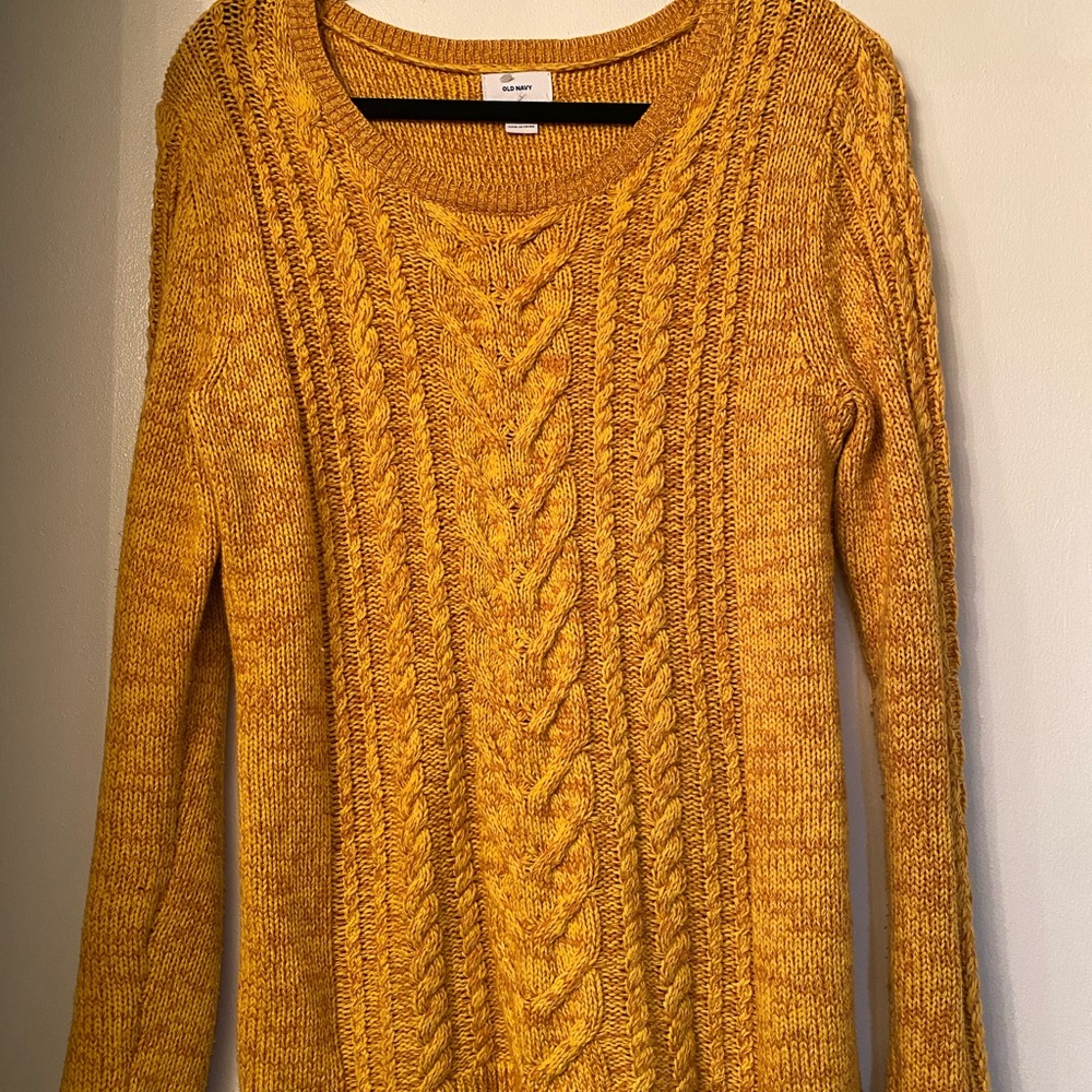 Old Navy Yellow Sweater- size L